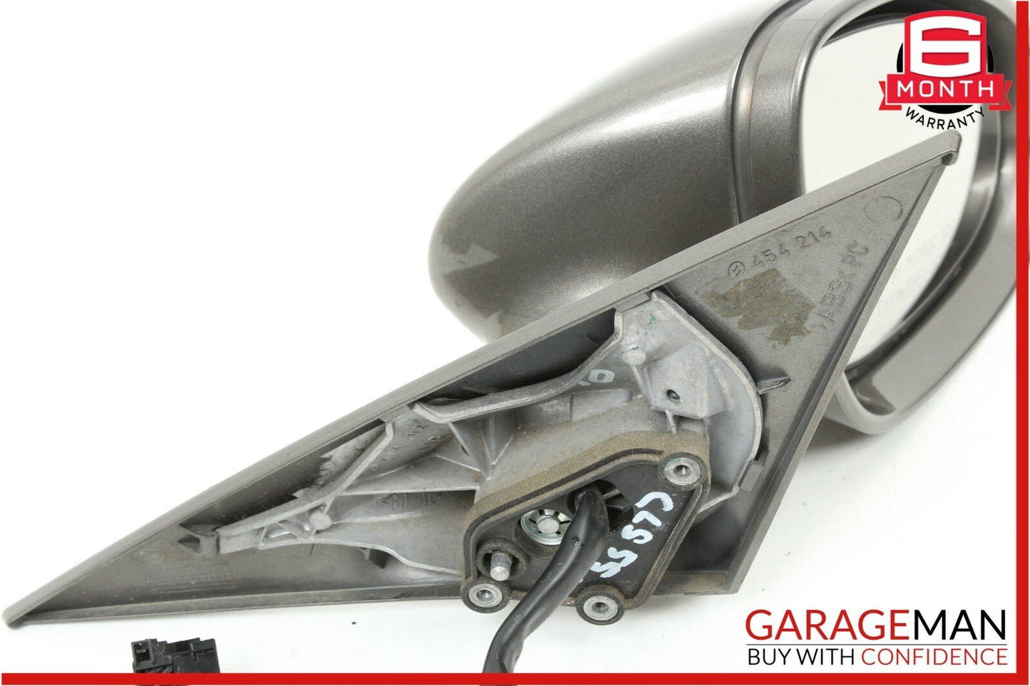 06-08 Mercedes W219 CLS500 CLS550 Front Right Side Mirror Door Rear View Gray