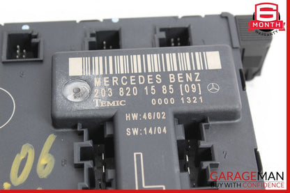 01-07 Mercedes W203 C230 C280 C320 Front Left Door Control Module 2038201585 OEM