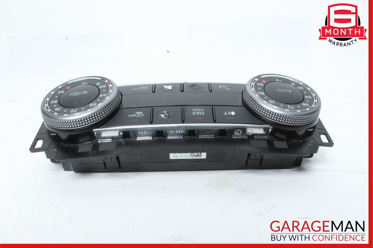 08-12 Mercedes X204 GLK350 C300 AC A/C Heater Temperature Climate Switch Control