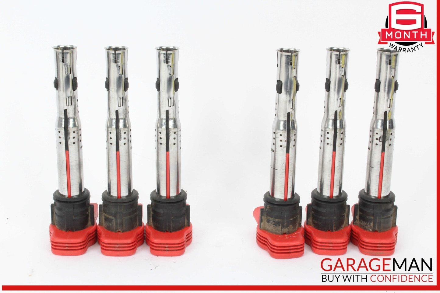 17-19 Audi Q7 Ignition Coil Coils Set of 6 06E905115F OEM