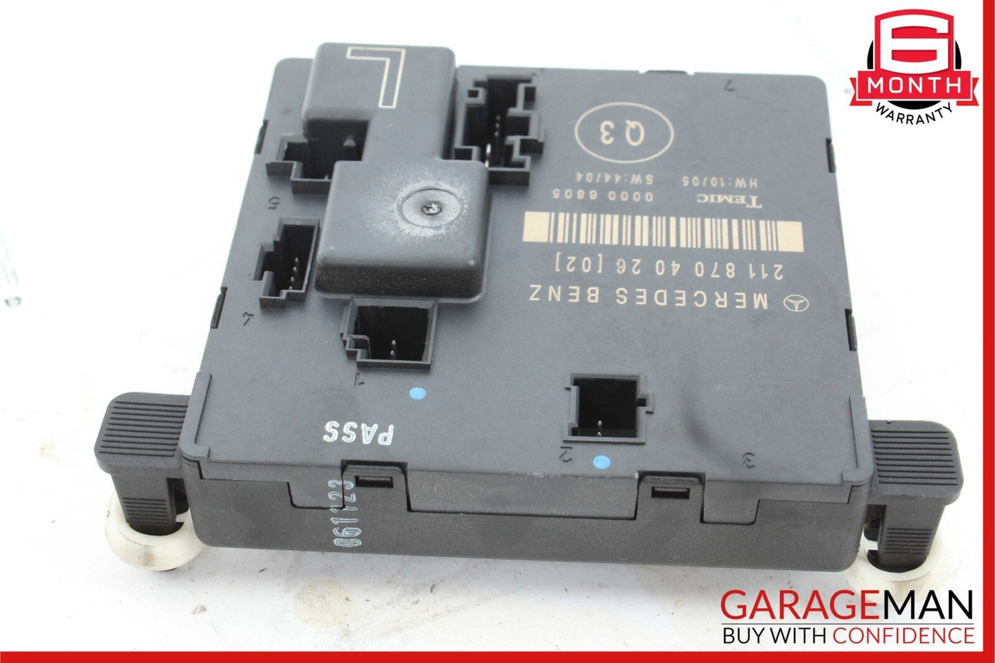 03-09 Mercedes W211 E350 E63 AMG Rear Left Driver Side Door Control Module Unit