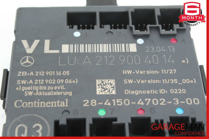 08-18 Mercedes W212 E350 C250 CLS550 Front Left Side Door Control Module OEM