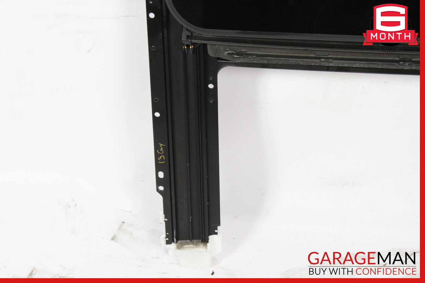 11-18 Porsche Cayenne 958 Top Roof Sun Roof Sunroof Glass Motor Frame Panel Assy