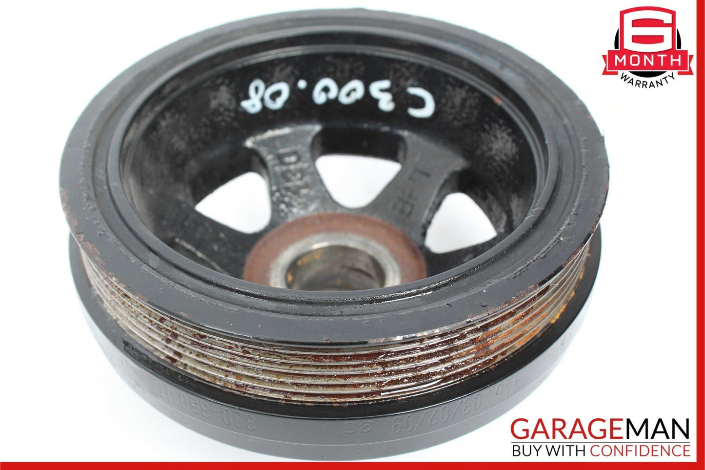 08-11 Mercedes W204 C300 Engine Motor Crankshaft Crank Shaft Pulley OEM