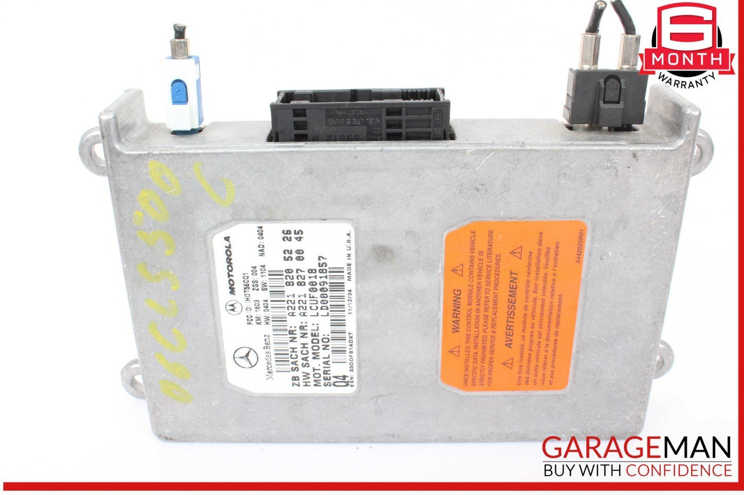 06-13 Mercedes W219 CLS500 ML350 R350 Voice Communication Control Module OEM