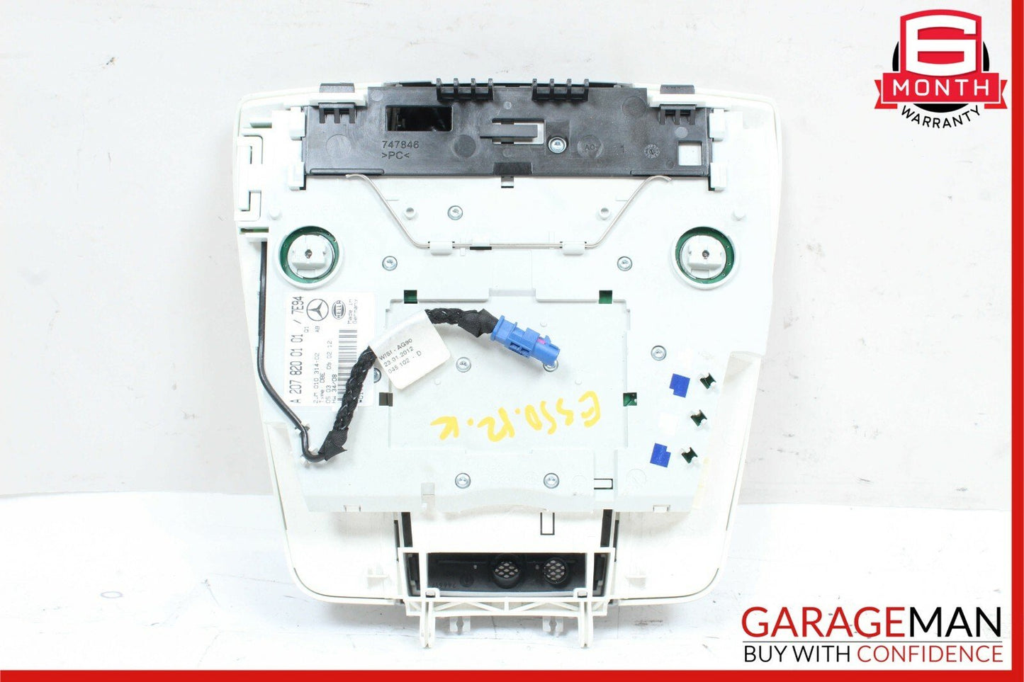 11-13 Mercedes W207 E350 E550 Overhead Reading Map Dome Light Lamp OEM