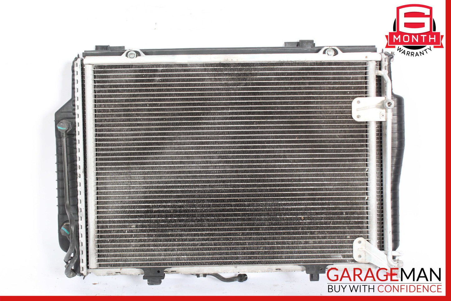 01-04 Mercedes R170 SLK320 SLK32 Engine Cooling Radiator AC A/C Condenser OEM