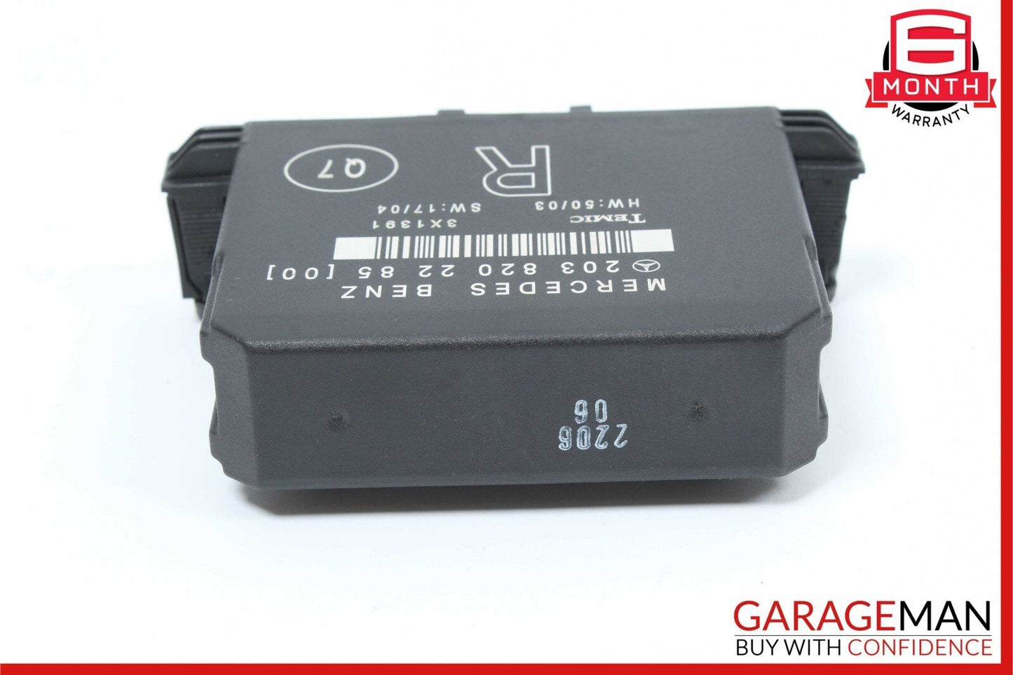 01-07 Mercedes W203 C230 C320 Rear Right Side Door Computer Control Module OEM