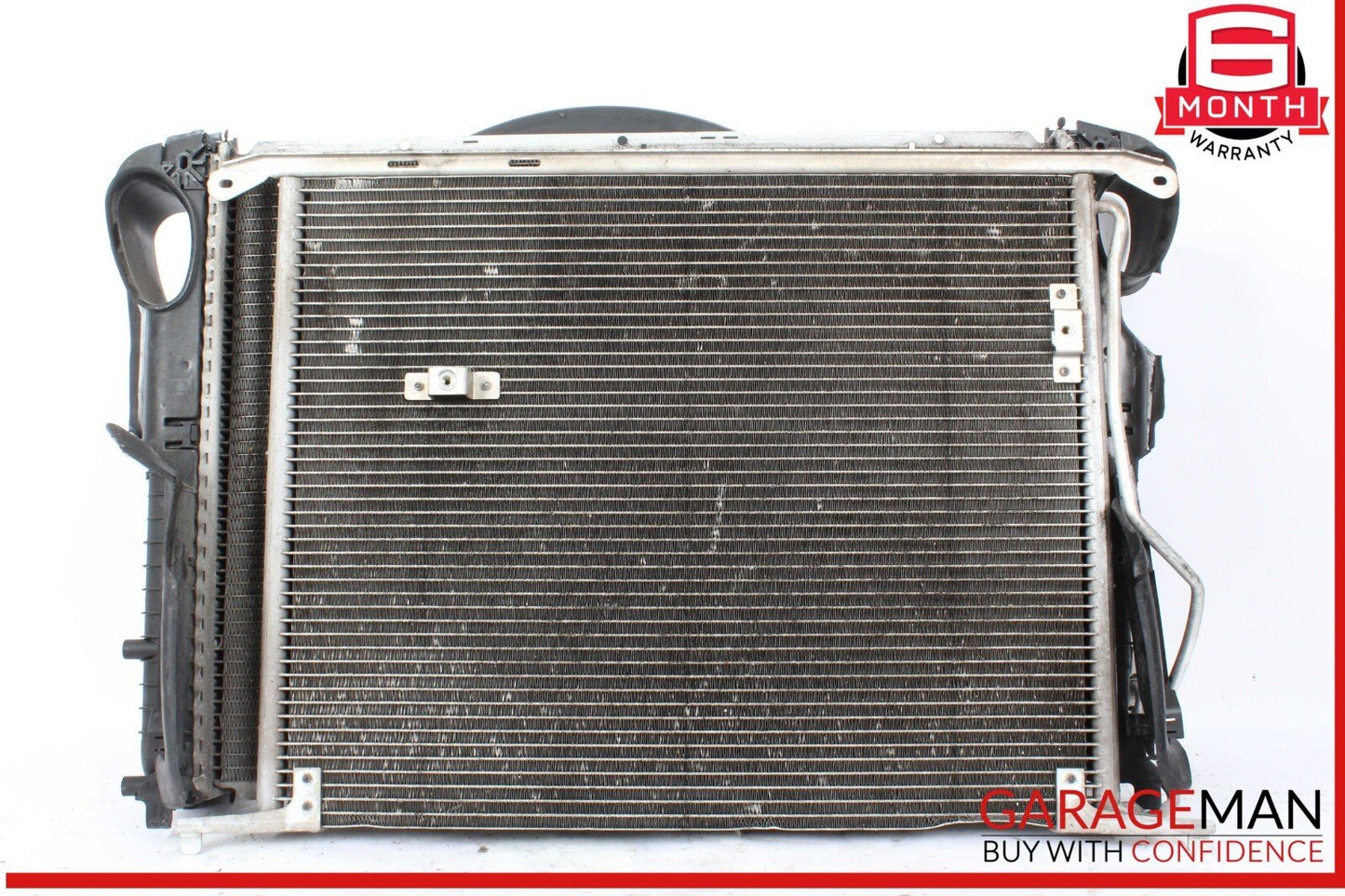 02-06 Mercedes W215 CL500 Engine Motor Cooling Fan Shroud w/ Radiator