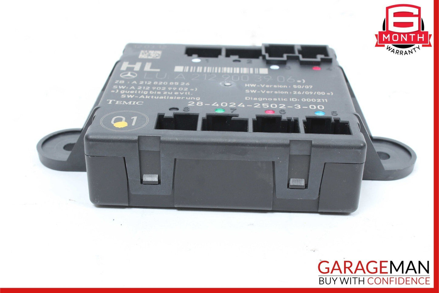 08-14 Mercedes W204 C250 C300 Rear Left Side Door Control Module Unit