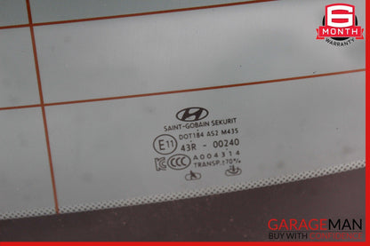 10-16 HYUNDAI GENESIS REAR WINDSHIELD BACK GLASS OEM