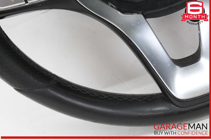 15-18 Mercedes W205 C300 GLC300 Steering Wheel Black w/ Paddle Shifters OEM
