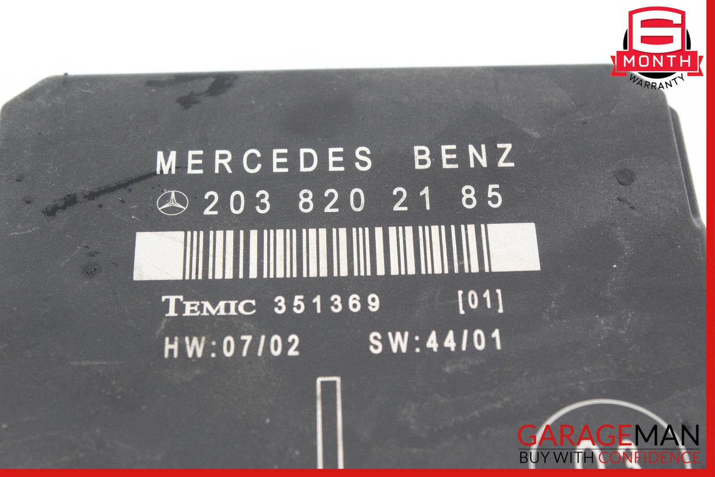 01-07 Mercedes W203 C230 C320 Door Control Module Rear Left 2038202185 OEM