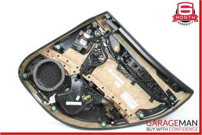 14-17 Maserati Ghibli Rear Left Driver Side Complete Interior Door Panel Black