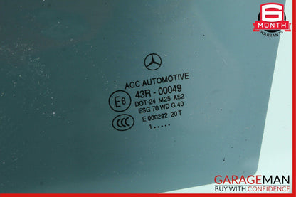 12-14 Mercedes W204 C250 C350 Coupe Front Left Driver Side Door Window Glass OEM