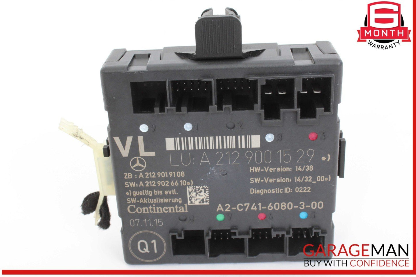 08-18 Mercedes W212 E350 E550 Front Left Side Door Control Module Unit OEM