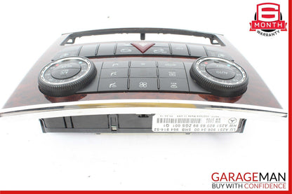 09-12 Mercedes W164 ML550 Center Dash AC A/C Heater Temperature Switch Assembly