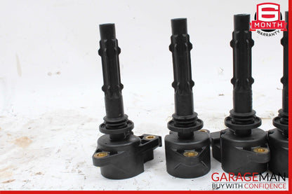 05-13 Mercedes R171 SLK300 C300 M272 Ignition Coil Spark Plug Set of 6 Pc OEM