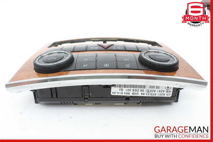 07-12 Mercedes X164 GL450 GL550 A/C AC Heater Climate Control Switch Trim Panel