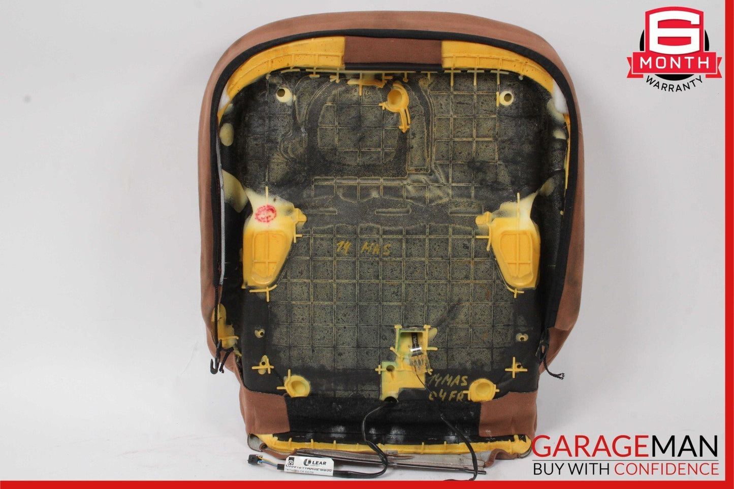 14-17 Maserati Ghibli M157 Front Right Lower Bottom Seat Cushion Cover Brown OEM