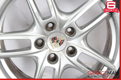 11-18 Porsche Cayenne 958 8.5 X 19 19" Wheel Rim Silver 7P5601025A OEM