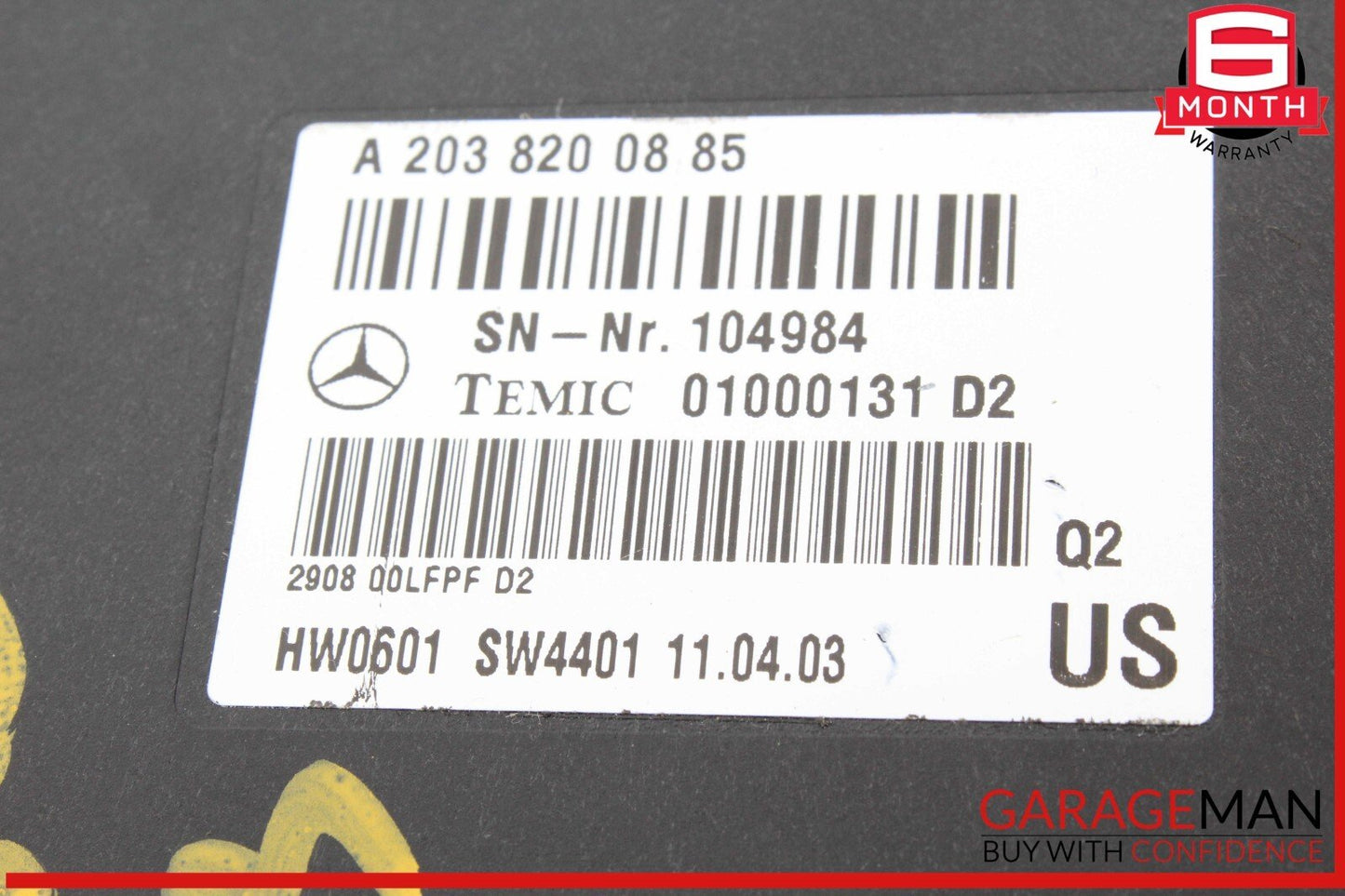 00-06 Mercedes W215 CL500 S600 Voice Command Communication Control Module OEM