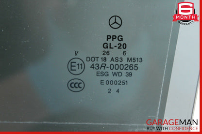 06-10 Mercedes W251 R320 R350 Rear Left Side Door Window Auto Glass Tinted