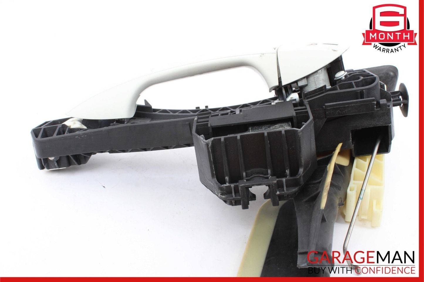 10-13 Mercedes W212 E350 Front Left Exterior Door Handle Assembly Calcite White
