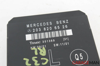 01-07 MERCEDES W203 C32 AMG REAR LEFT DRIVER SIDE DOOR CONTROL MODULE Q5 OEM