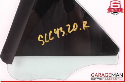 12-20 Mercedes R172 SLC43 AMG Rear Right Passenger Side Quarter Window Glass OEM