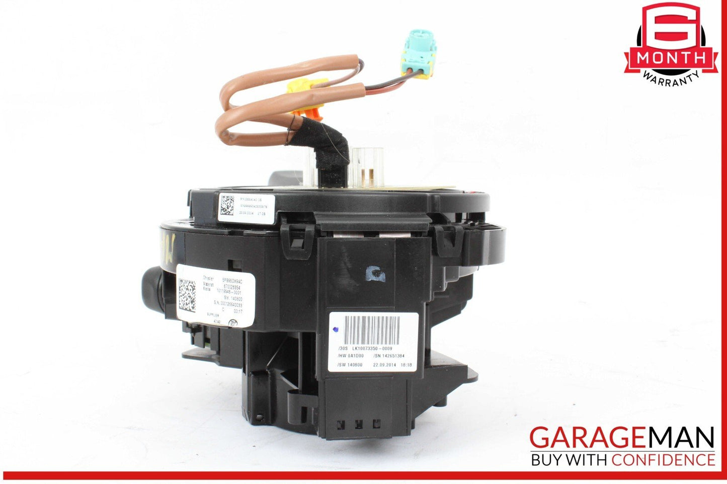 14-17 Maserati Ghibli Steering Column Combination Switch Assembly Black OEM