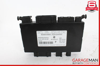 03-12 Mercedes W211 E350 E320 ML500 Front Left Side Seat Control Module OEM