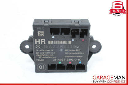 08-18 Mercedes W212 E350 C300 GLK350 Rear Right Side Door Control Module OEM