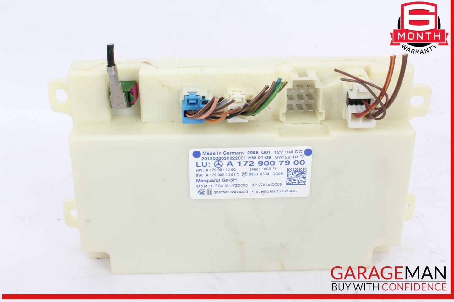 10-15 Mercedes W218 CLS550 C300 Keyless Go Entry Control Module 1729007900 OEM
