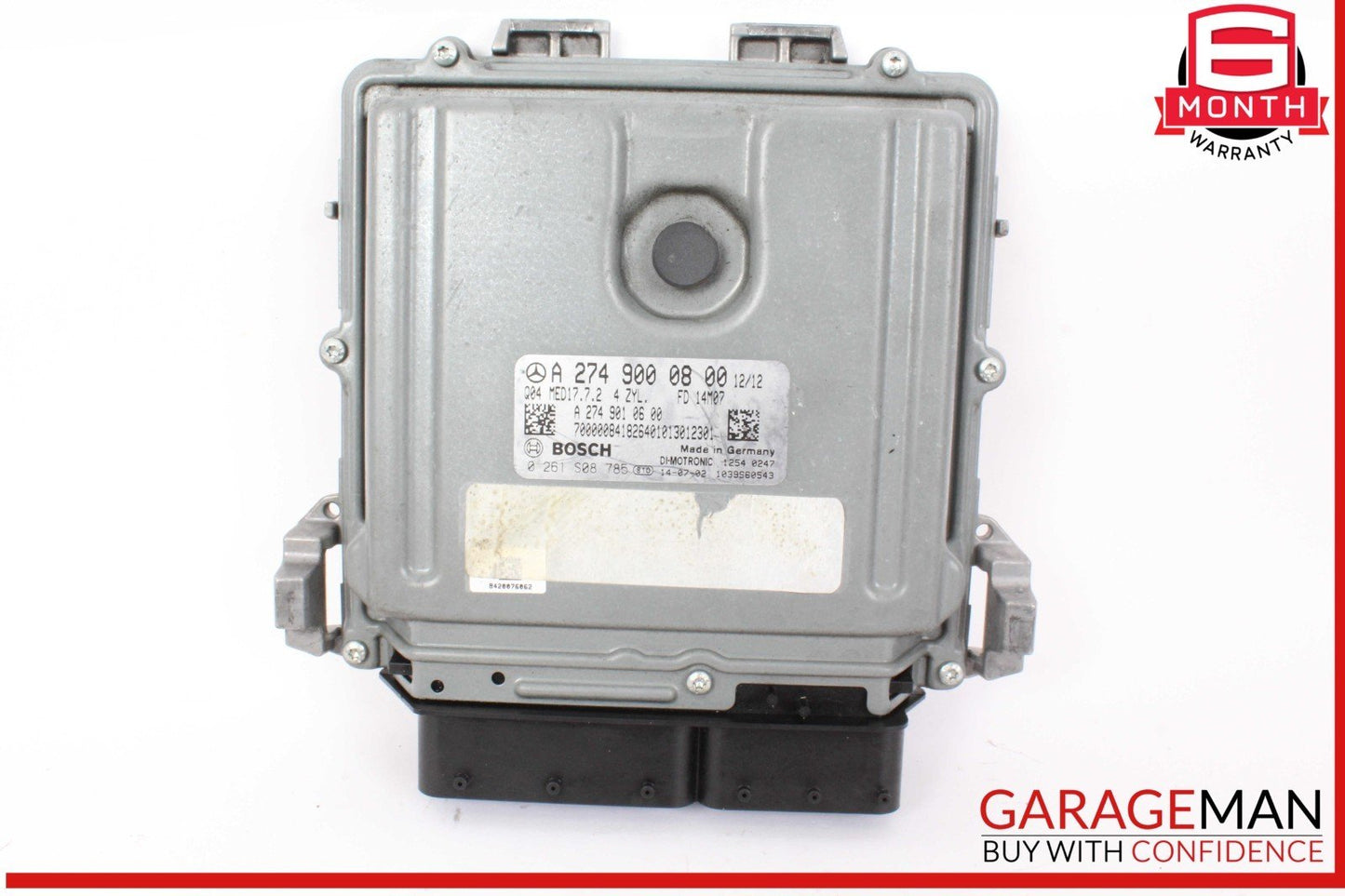15-20 Mercedes W205 C300 GLC350e E300 M274 2.0L ECU ECM Engine Control Module