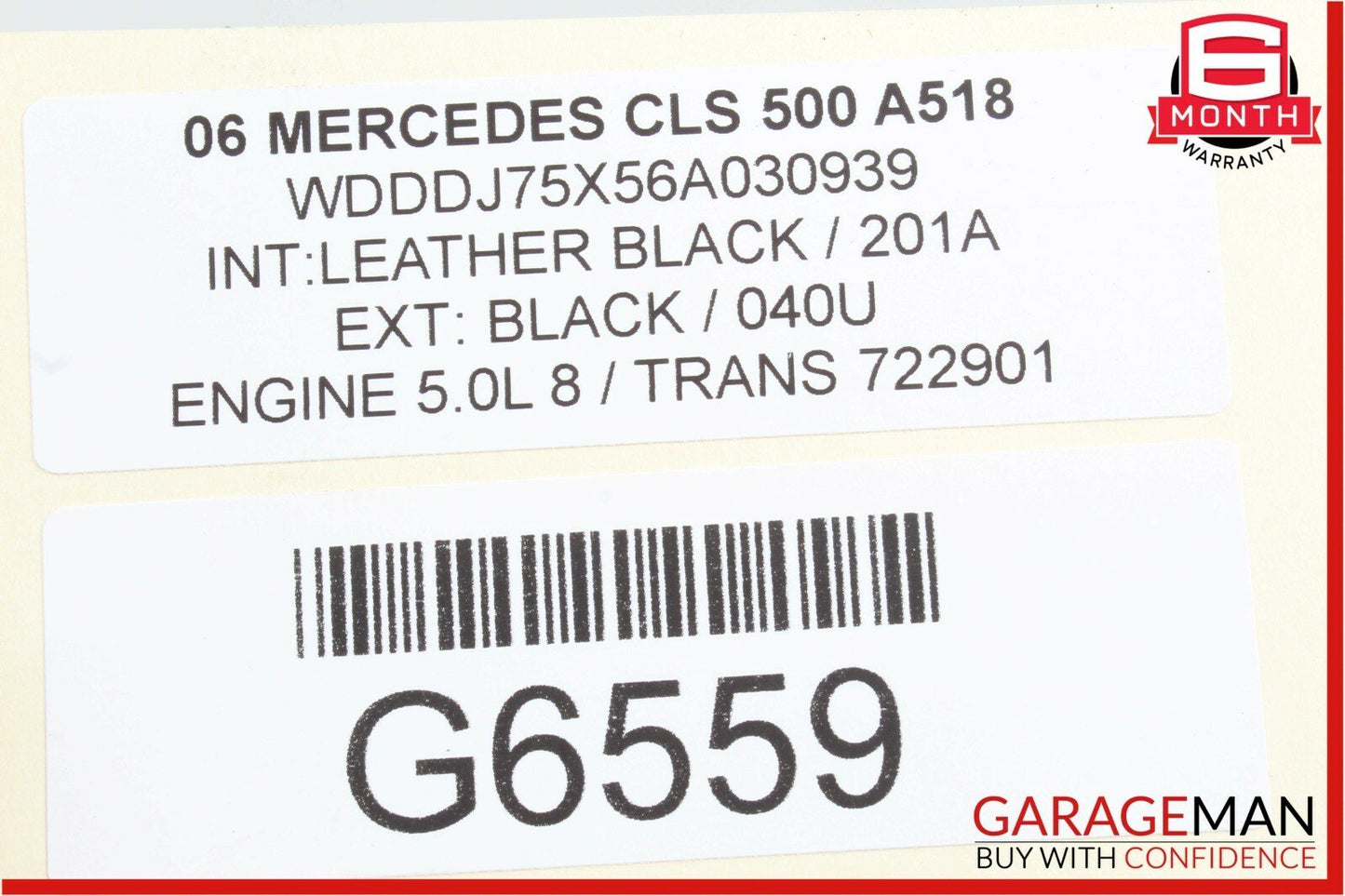 06-11 Mercedes W219 CLS500 CLS55 AMG Rear Right Side Door Controller Module Unit