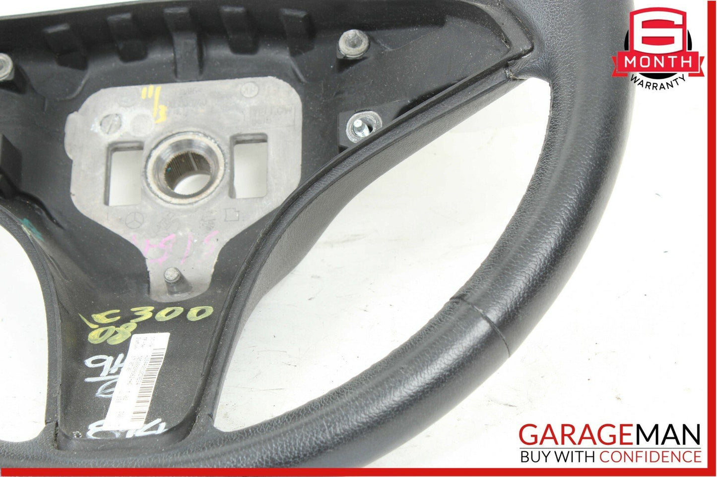 08-11 Mercedes W204 C250 C300 3 Spoke Steering Wheel 2044601203 OEM