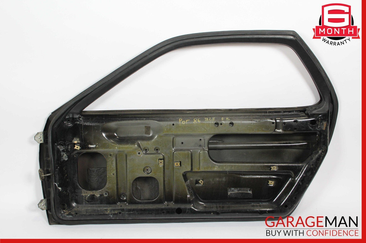 84-91 Porsche 928 Front Right Side Exterior Door Shell Panel Black OEM