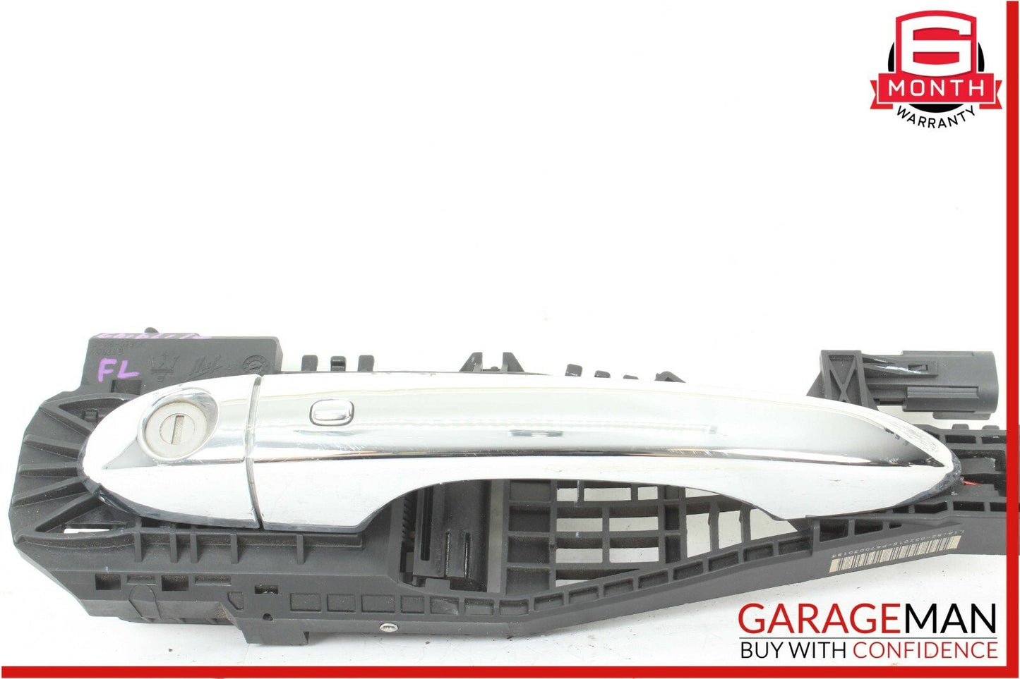14-17 Maserati Ghibli Front Left Side Exterior Door Handle Assembly Chrome OEM