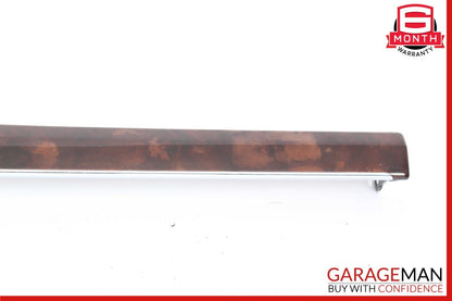 07-09 Mercedes W221 S550 Front Dashboard Dash Trim Panel Cover Bezel Wood OEM