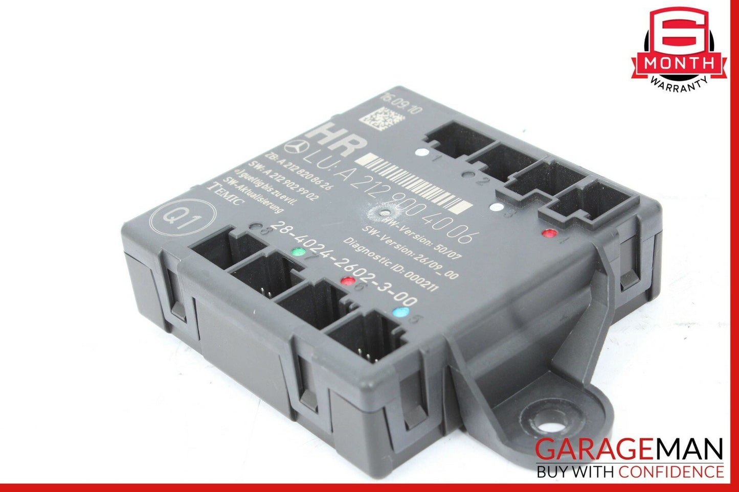 08-14 Mercedes W212 E350 C300 Rear Right Passenger Side Door Control Module OEM