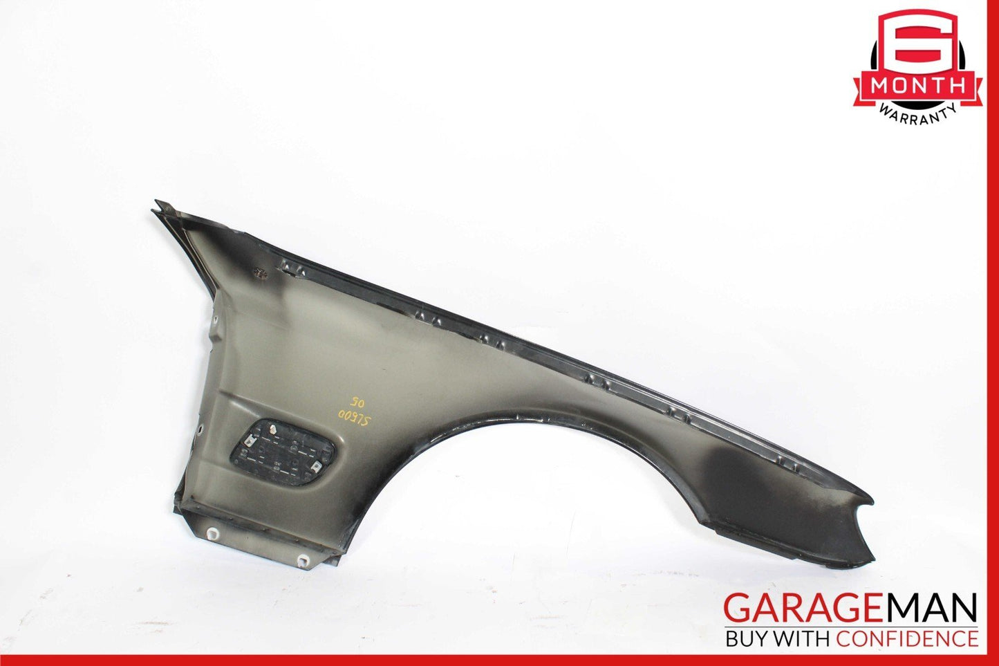 03-08 Mercedes R230 SL500 Front Left Driver Side Wing Fender Panel Cover Black