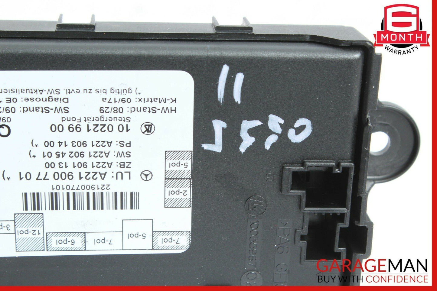 10-13 Mercedes W221 S400 S550 S63 AMG Rear Left or Right Door Control Module OEM