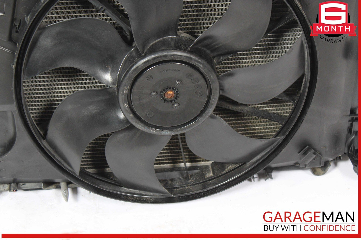 12-14 Mercedes W212 E550 C250 Engine Radiator Condenser Cooling Fan Motor Assy