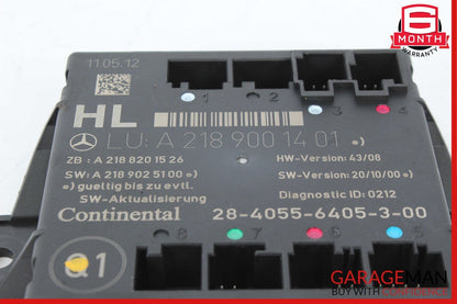 08-18 Mercedes CLS550 E350 CLS500 C250 Rear Left Side Door Control Module Unit