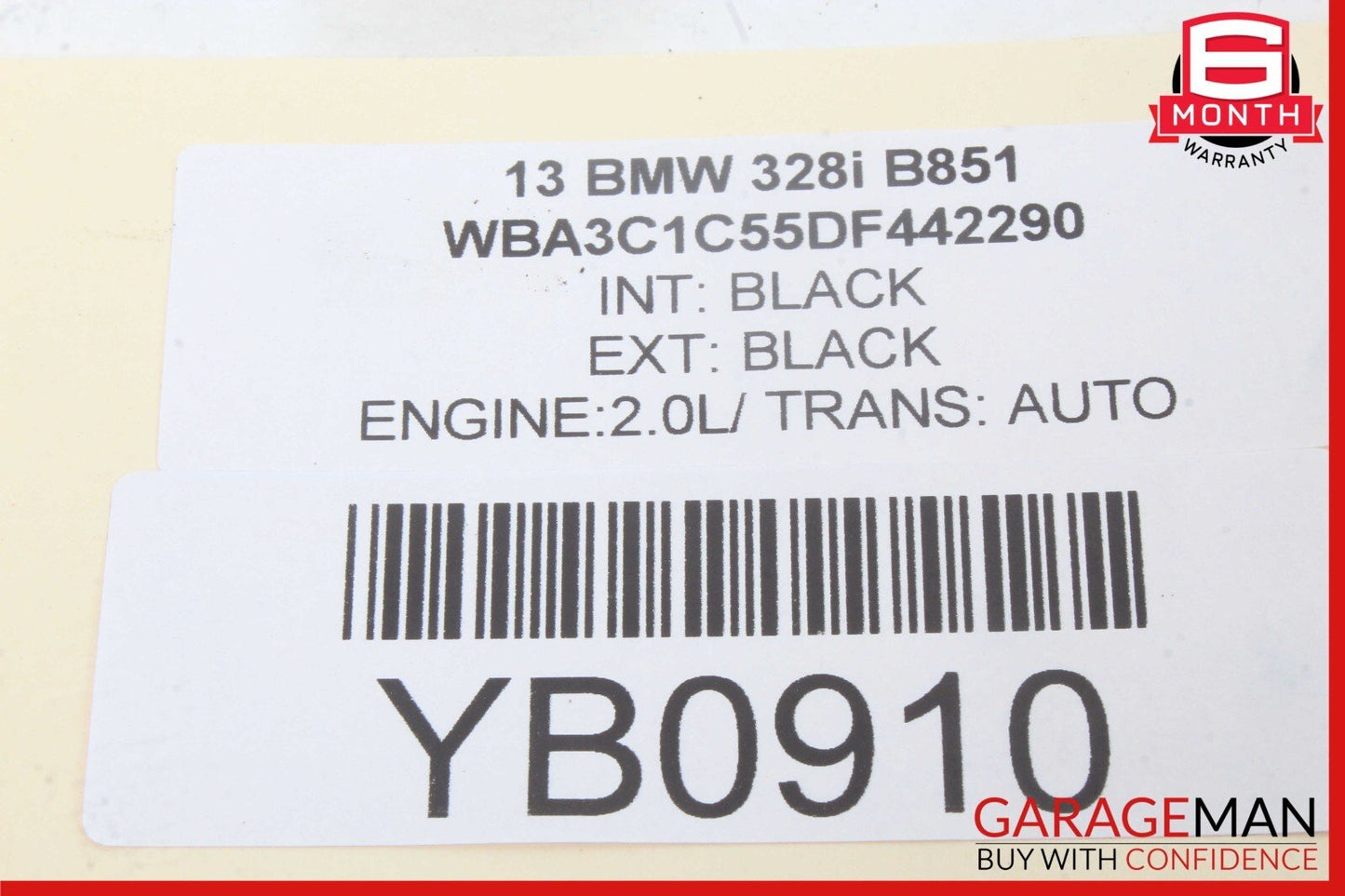 12-18 BMW F30 320i 328i Sedan Rear Right Passenger Side Door Lock Latch Actuator