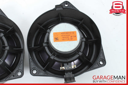 03-09 Mercedes W209 CLK320 Front Right & Left Door Audio Sound Speaker Set of 2