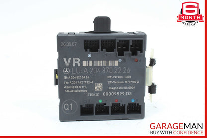 08-18 Mercedes W204 C300 C250 E400 Front Right Side Door Control Module OEM