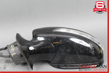 07-09 Mercedes W211 E550 E350 Front Left Side Mirror Door Rear View Black OEM