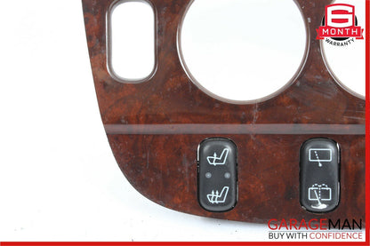 98-01 Mercedes W163 ML320 ML430 Center Console Trim Panel Cover Bezel Wood OEM